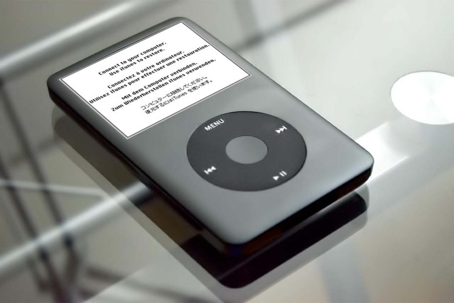 iPod ขึ้น Connect to your computer